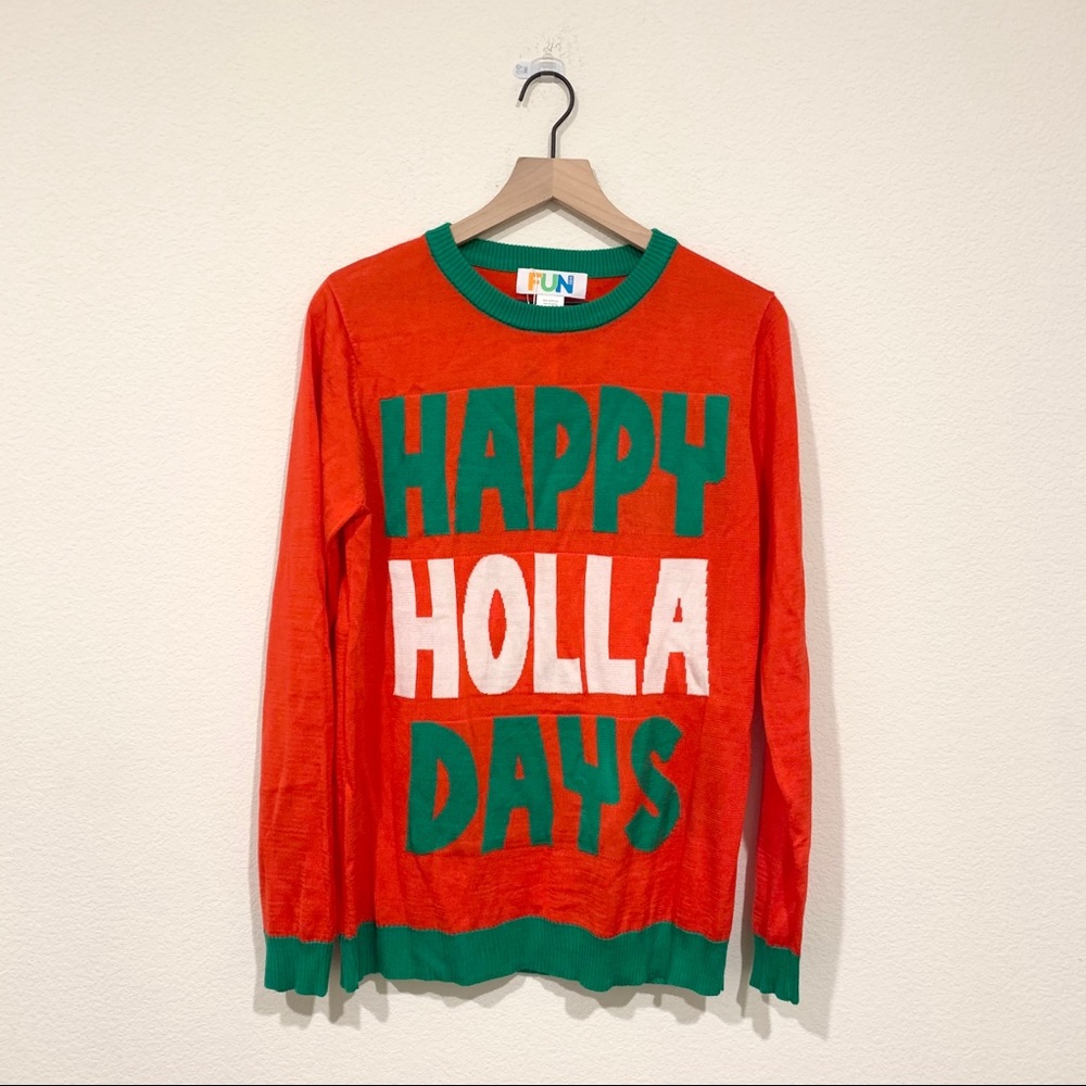 “Happy Holla Days” Sweater